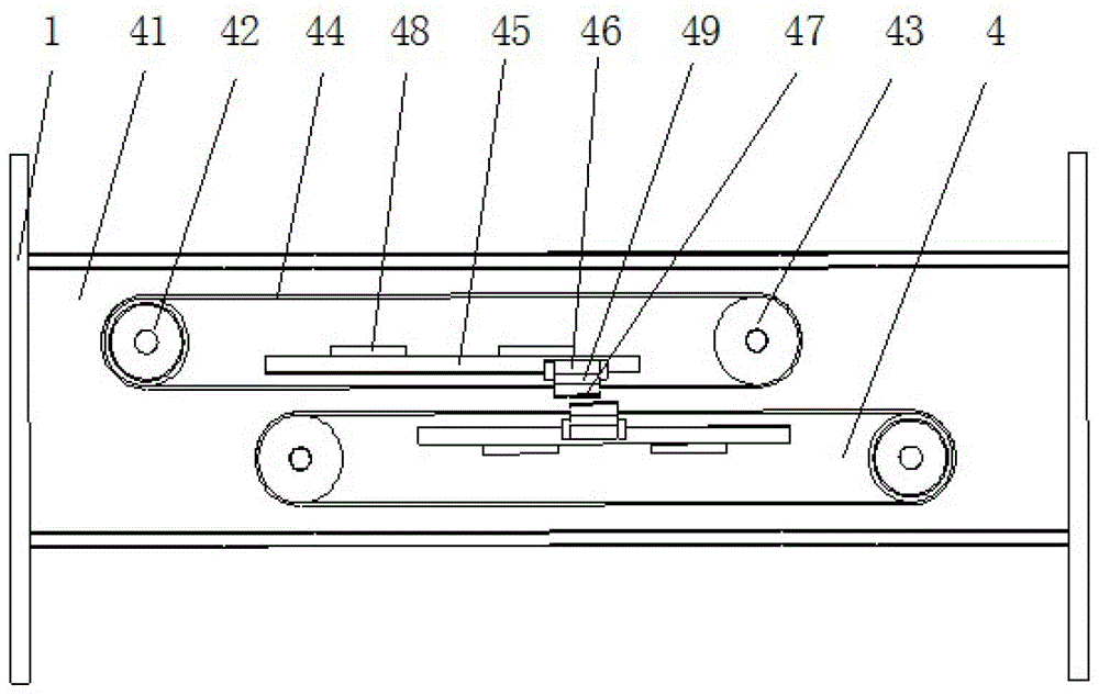 A curved leg elastic composite mechanism