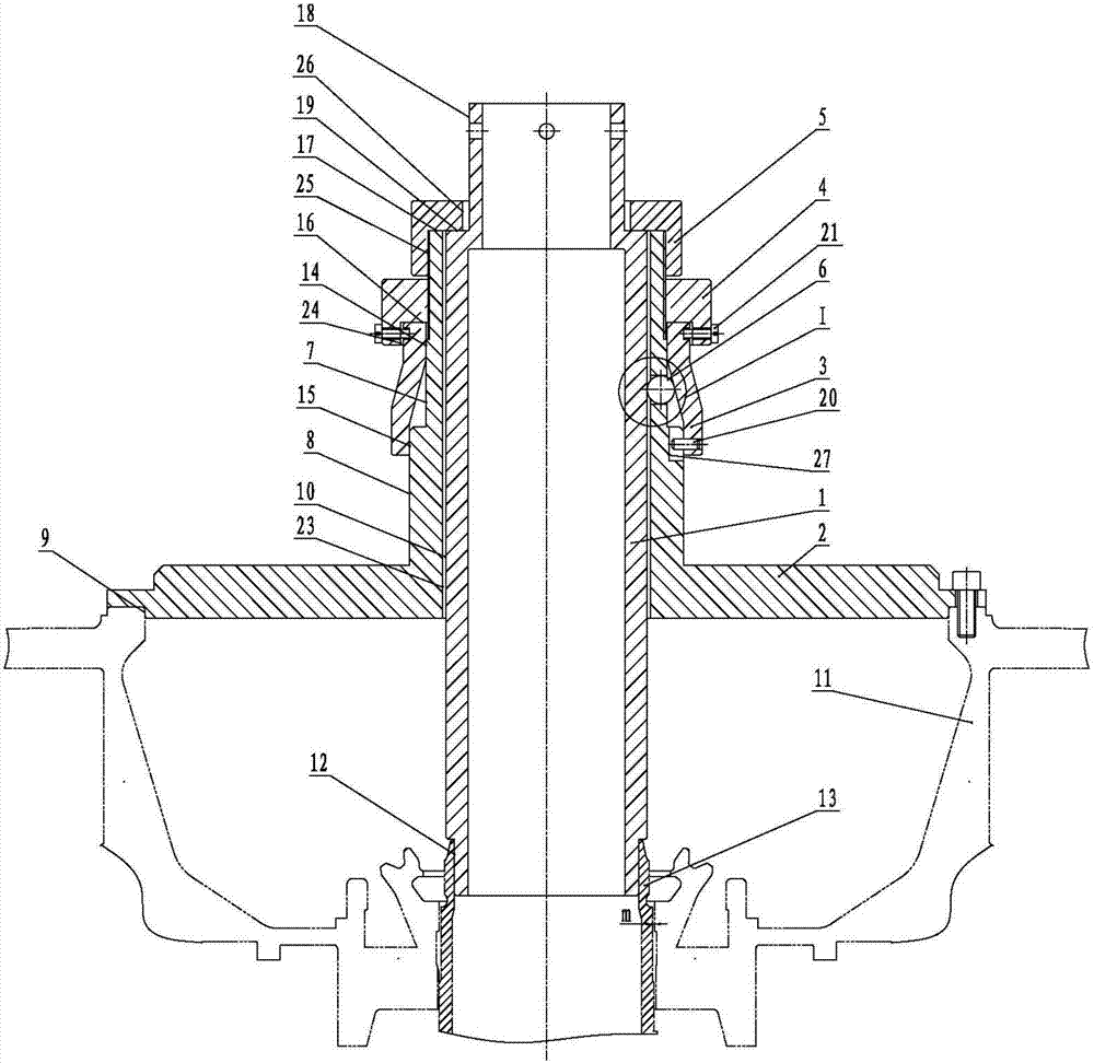 Centering and rotating device for assembly of high-pressure compressor of aero-engine