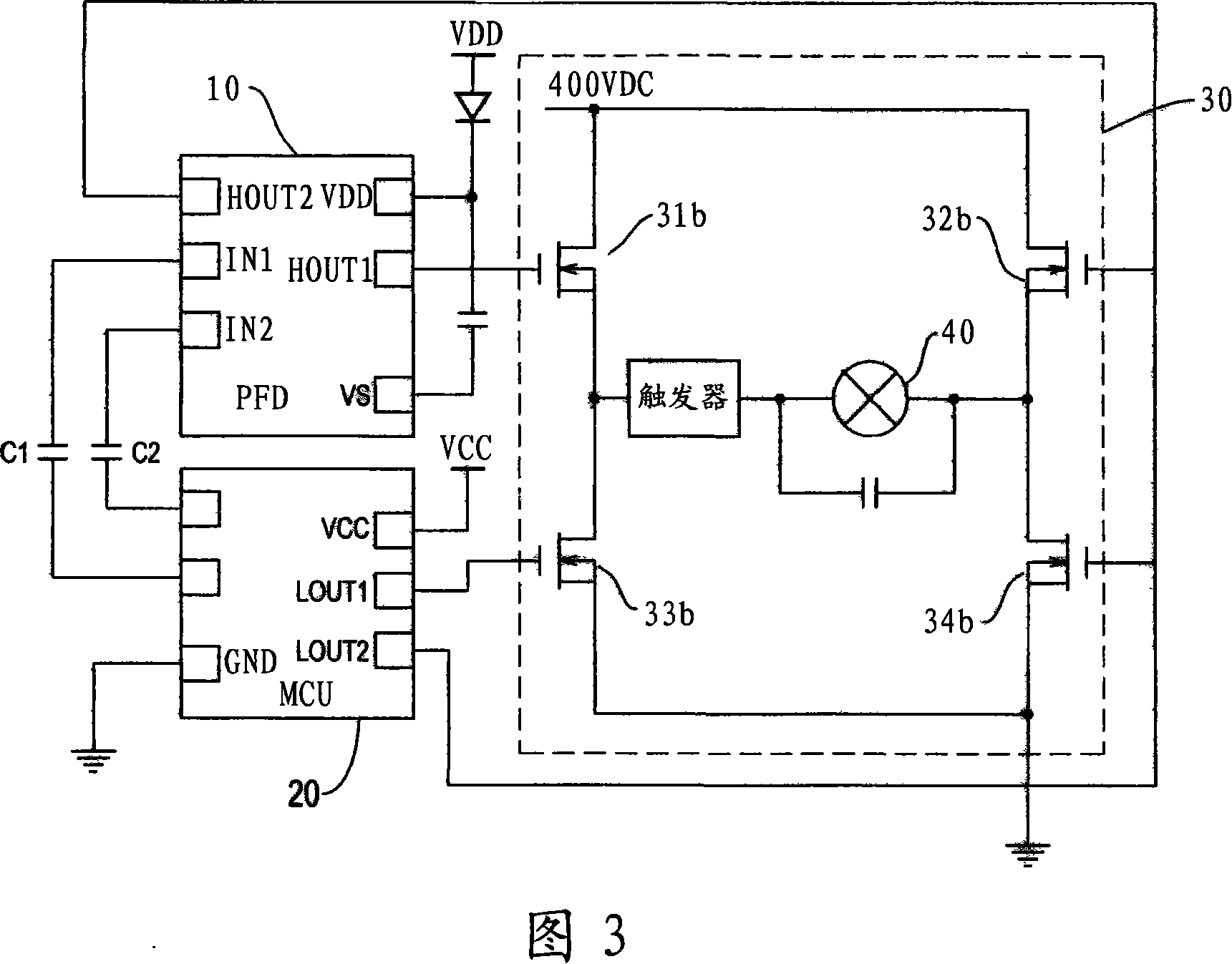 Lamp tube driving circuit