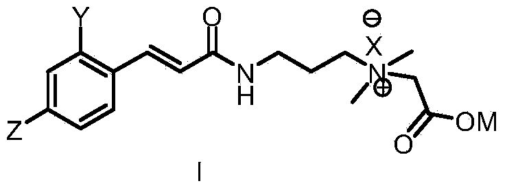 Beet alkaline plant growth regulator containing cinnamamide groups