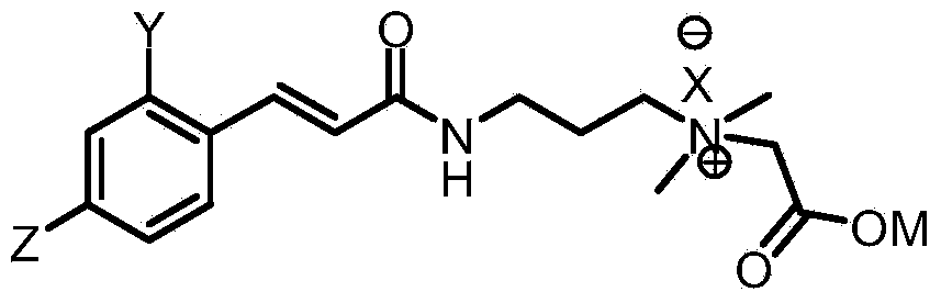 Beet alkaline plant growth regulator containing cinnamamide groups