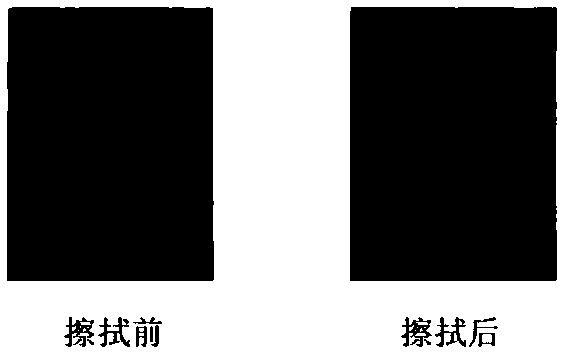 Test method for evaluating function of resisting hand oil sticking of detergent