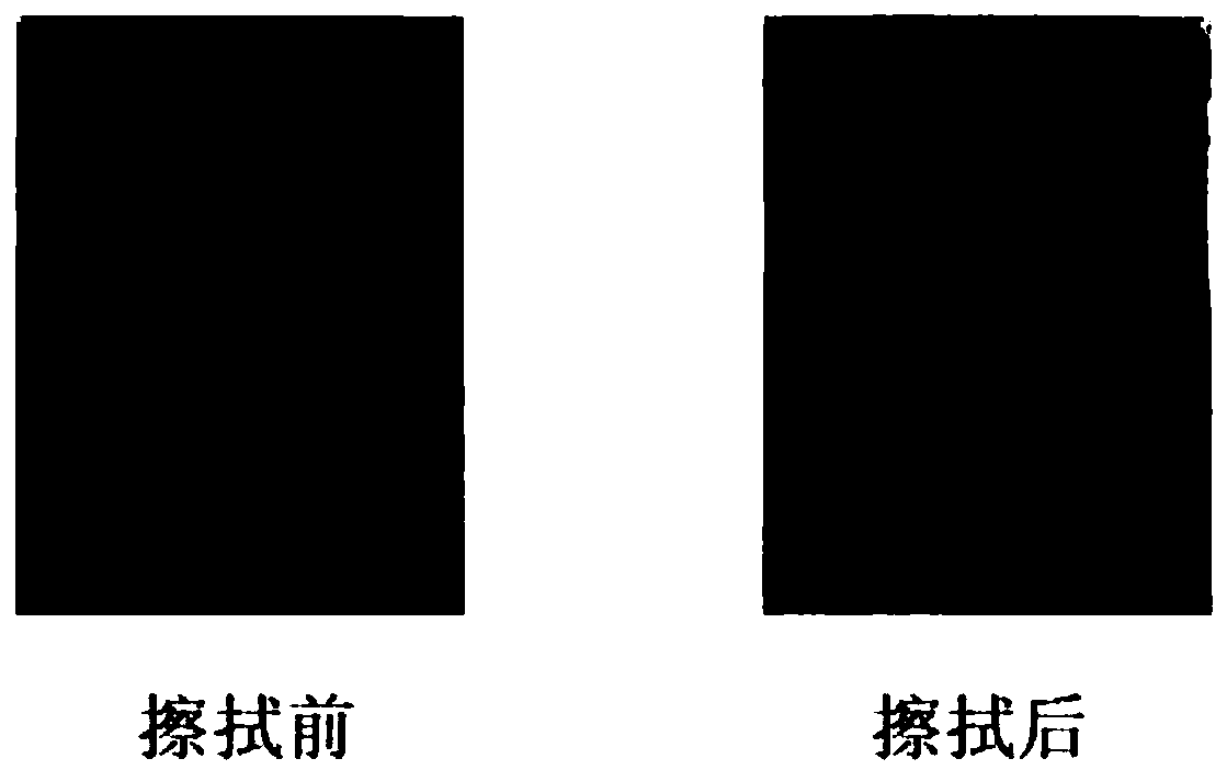 Test method for evaluating function of resisting hand oil sticking of detergent