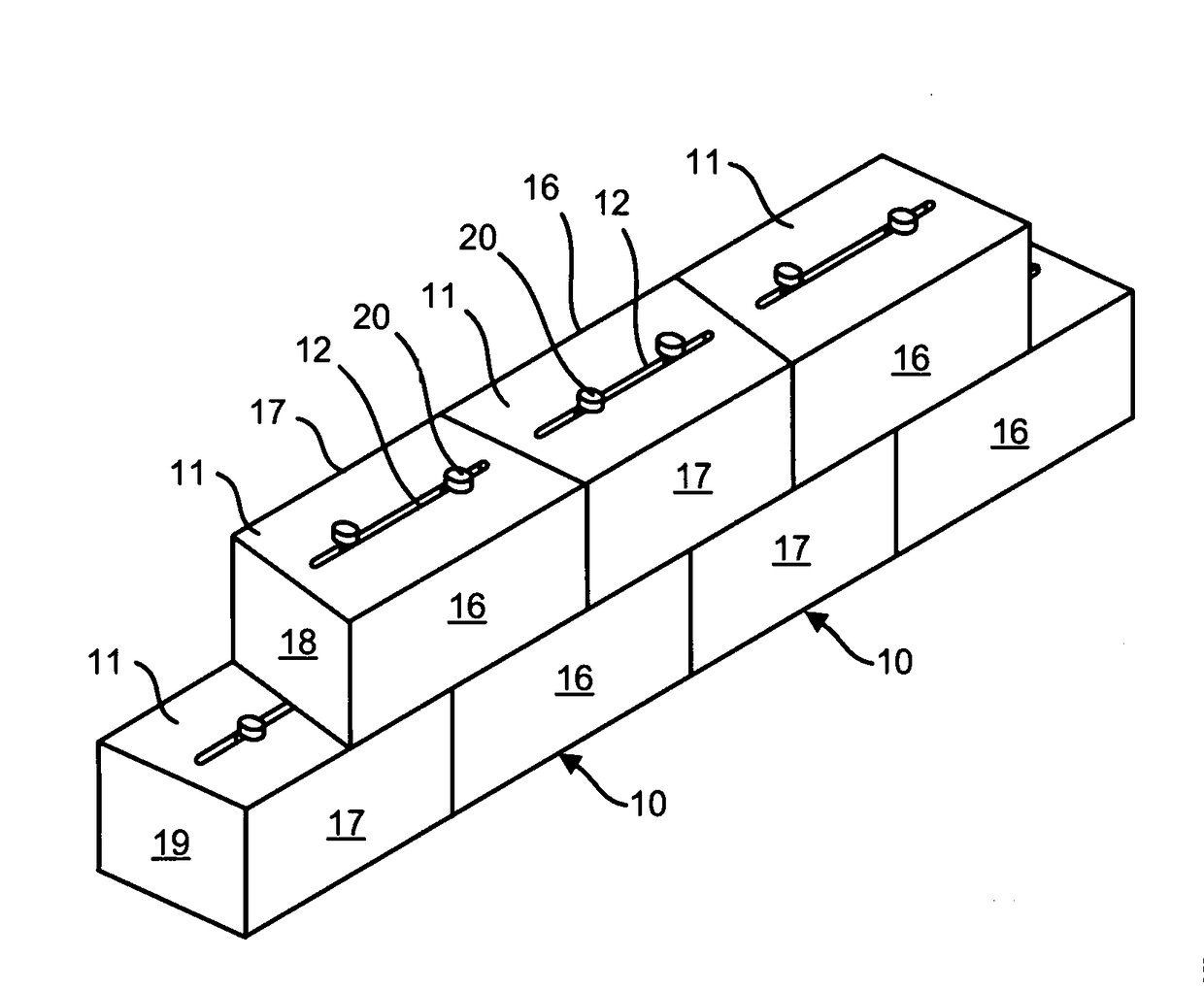 Modular block retaining wall system