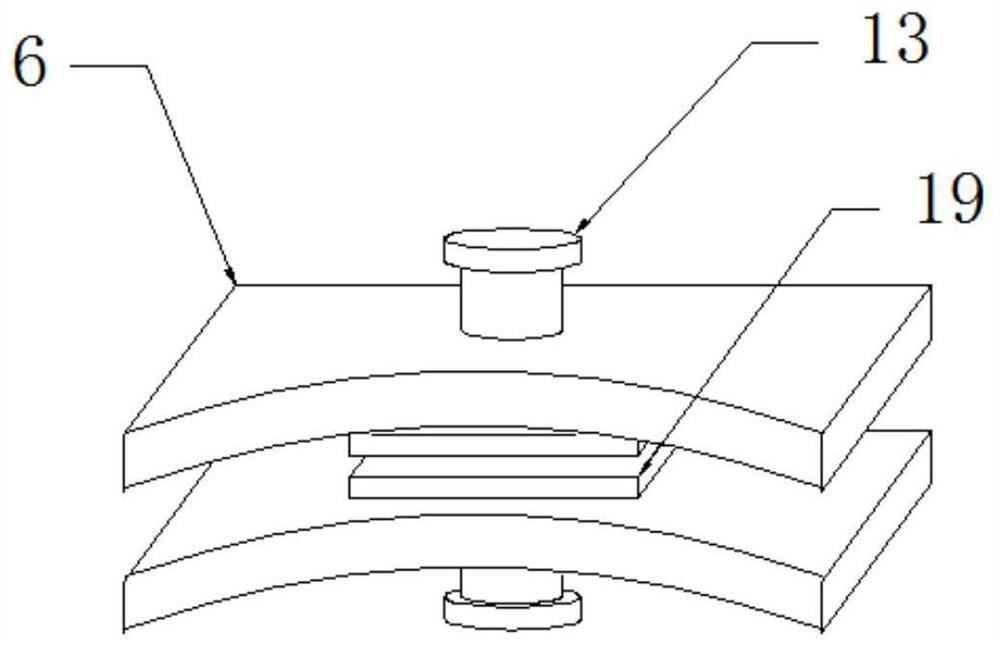 Device for clamping silicon wafer in silicon wafer visual detection process