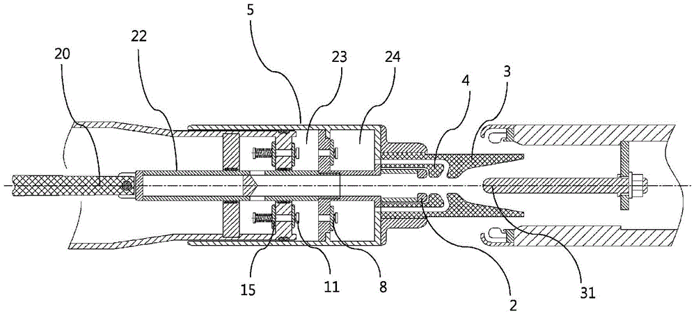 Self-blast circuit breaker reusing arc heat