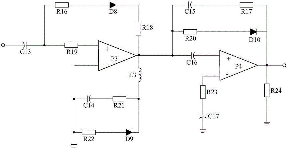 Multi-circuit adjusting type signal processing system for cruising device based on self-sensing technology