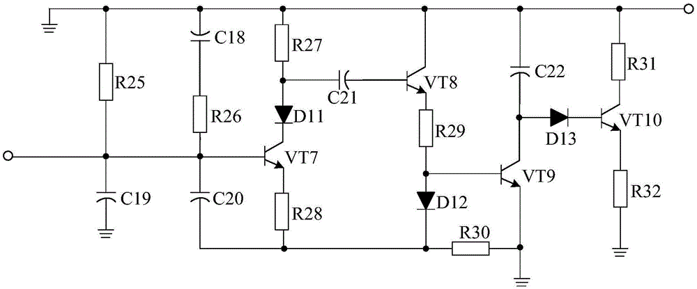 Multi-circuit adjusting type signal processing system for cruising device based on self-sensing technology