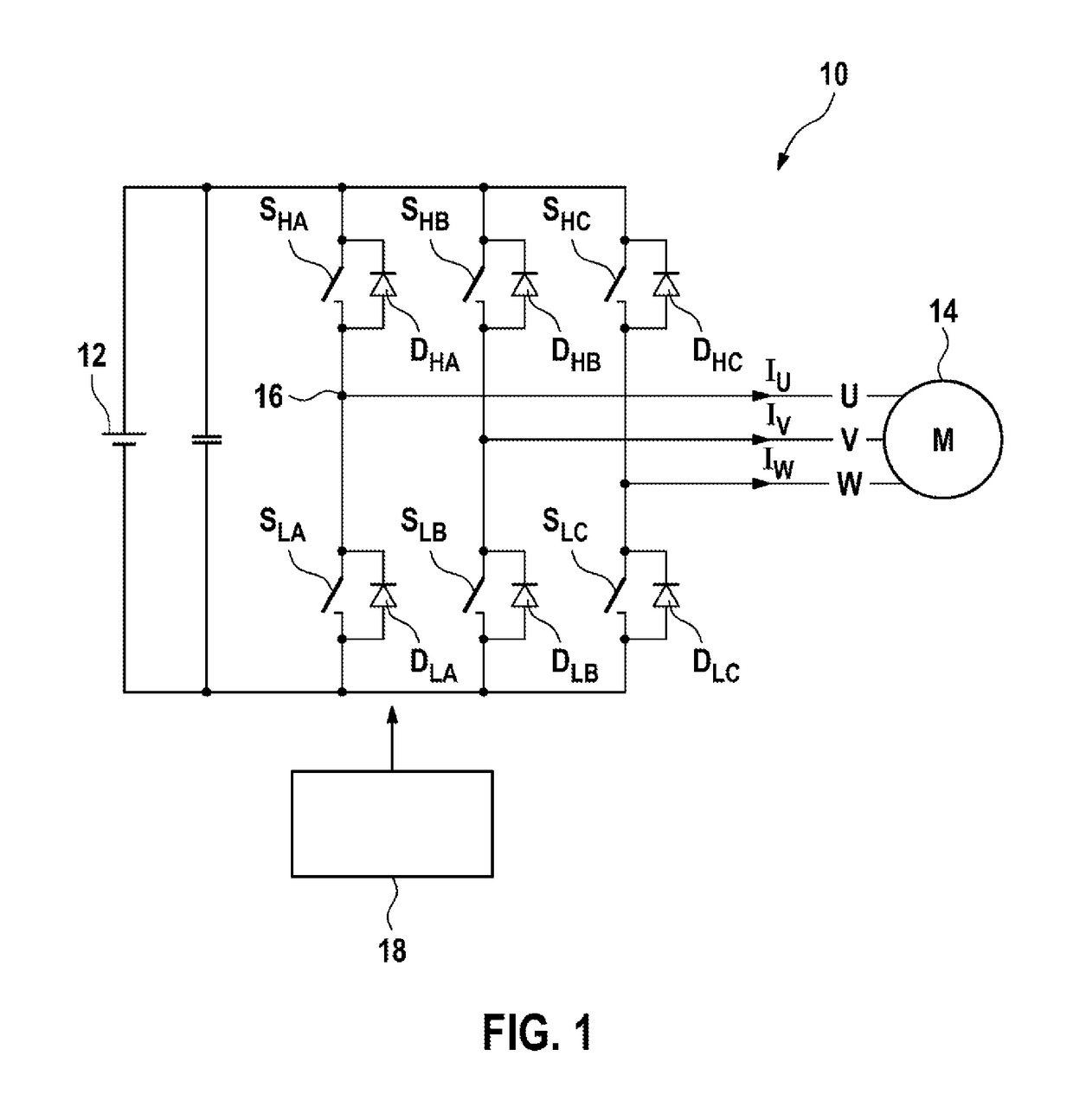 Method and device for controlling an inverter