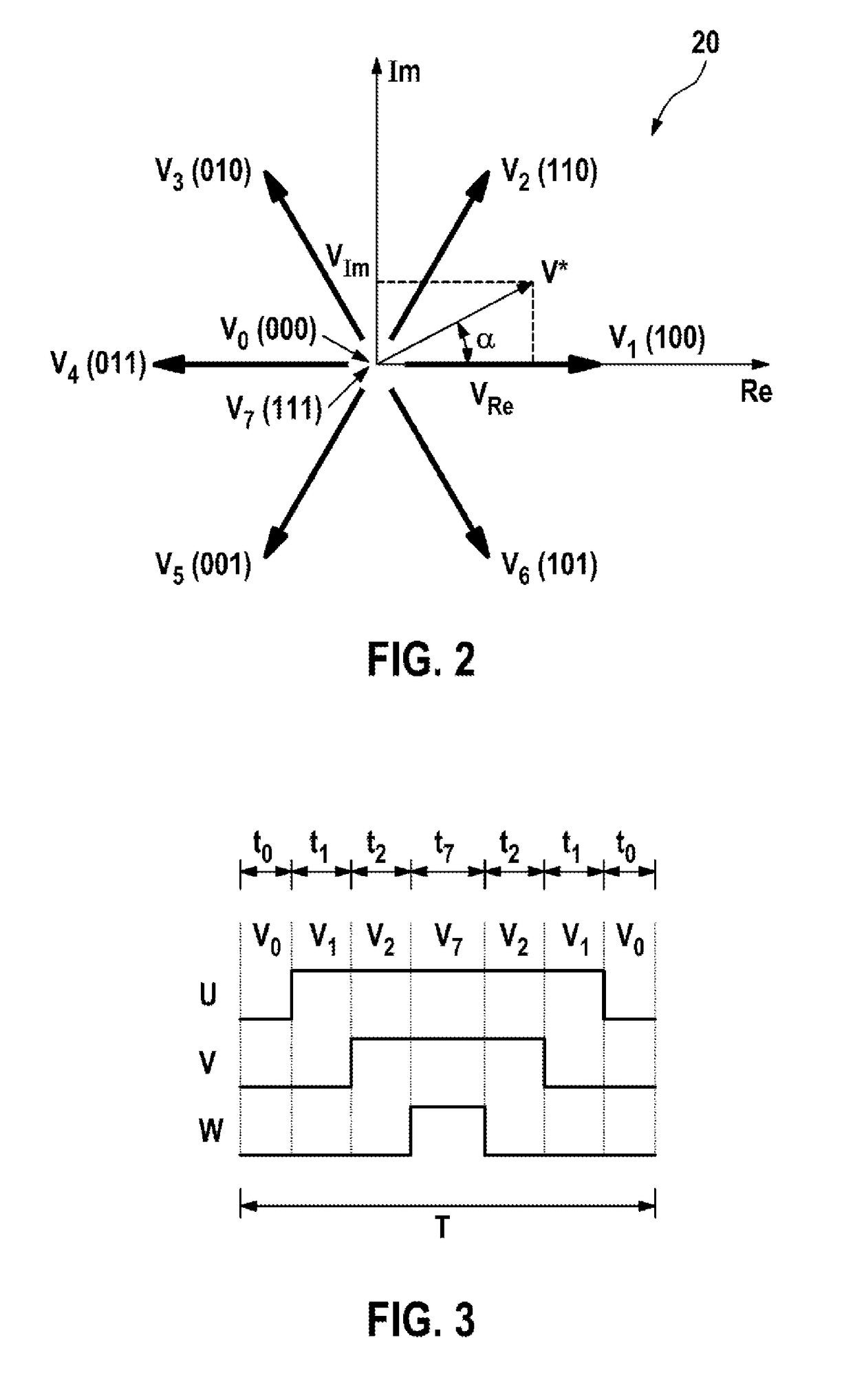 Method and device for controlling an inverter