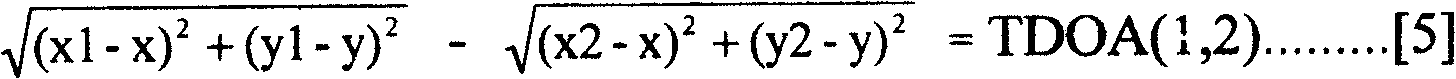 Method for reaching time difference positioning