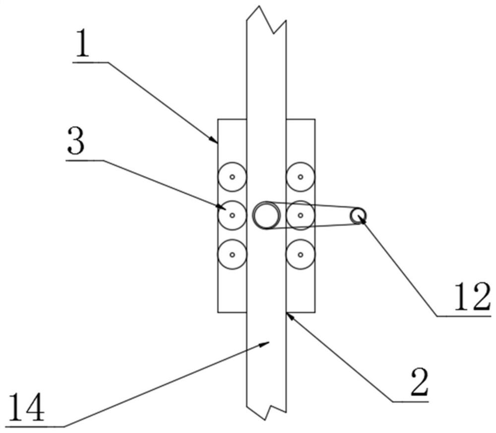 Offshore pipeline lowering rotary guide device