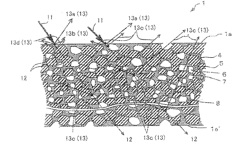 Ceramic substrate for mounting luminescent element