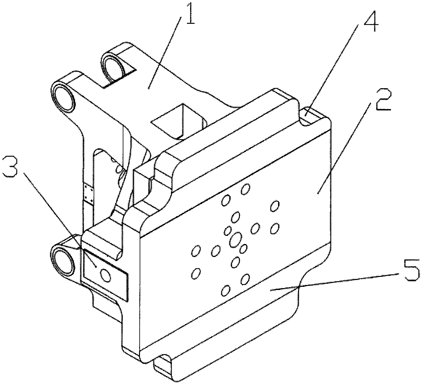 High-rigidity low-deformation movable template
