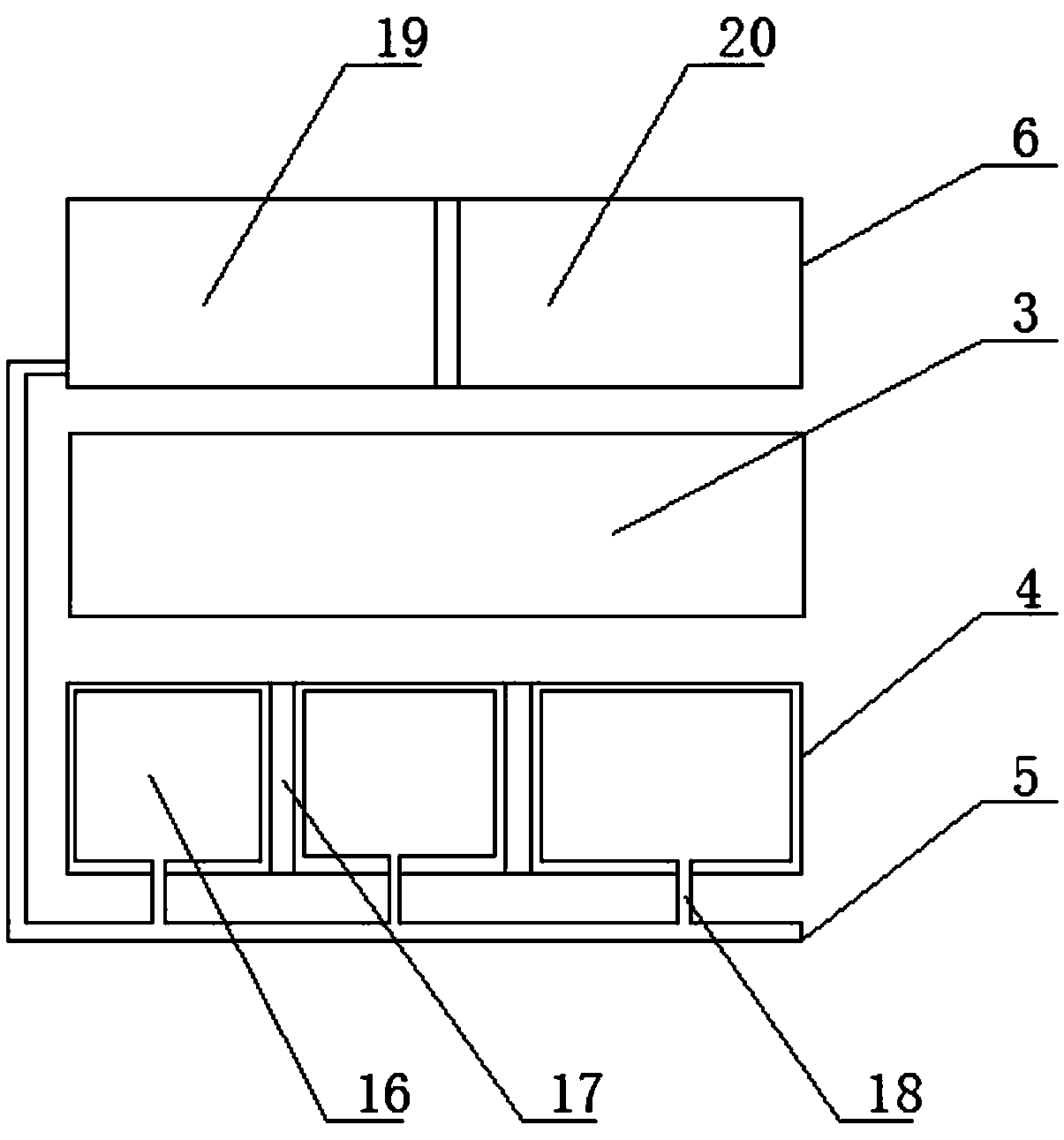 Sand and stone screening device having wastewater treatment function