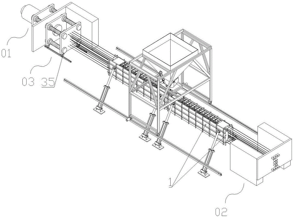 Support pile tensioning device