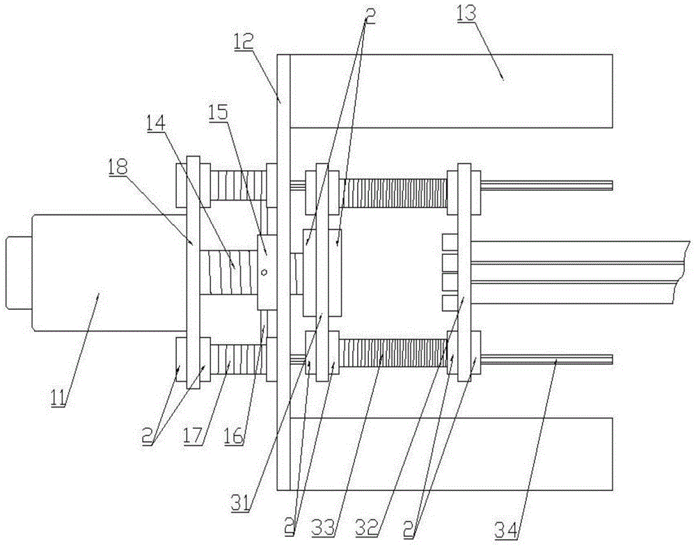 Support pile tensioning device