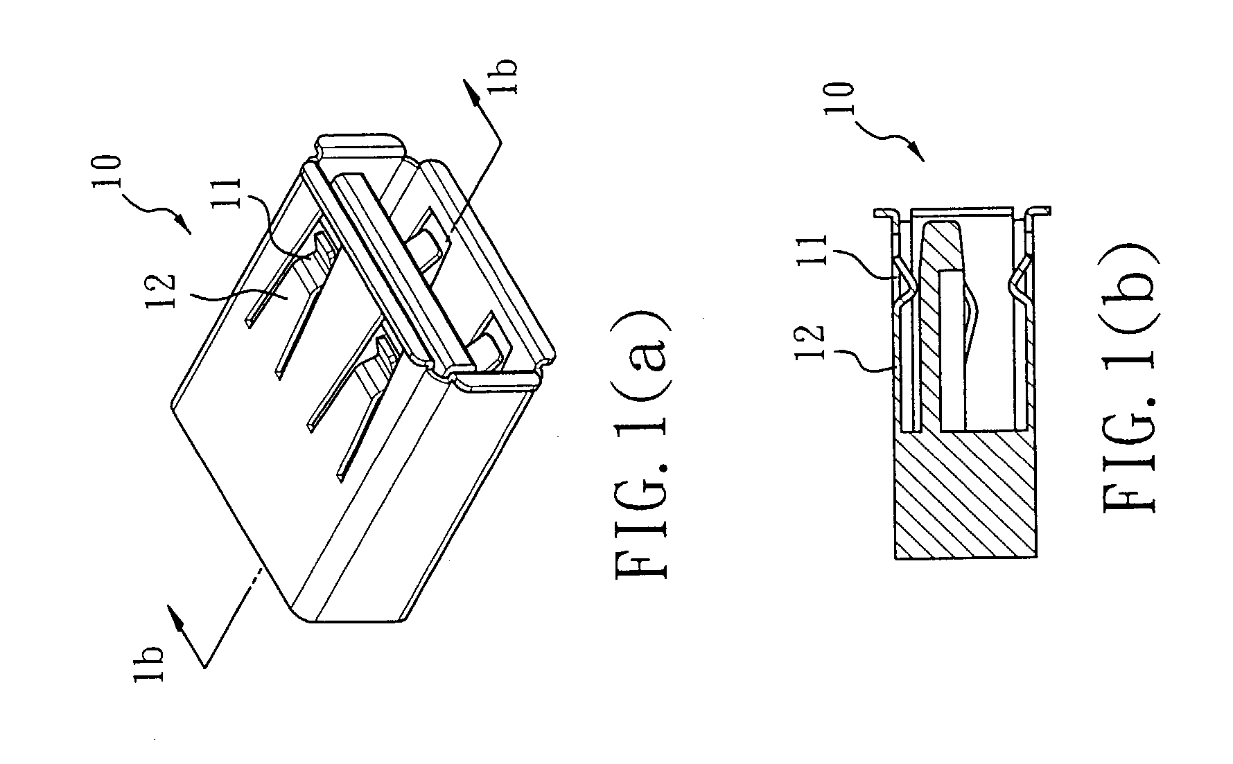 Plug socket securing device for use with plug socket having a slot formed by a resilient tab