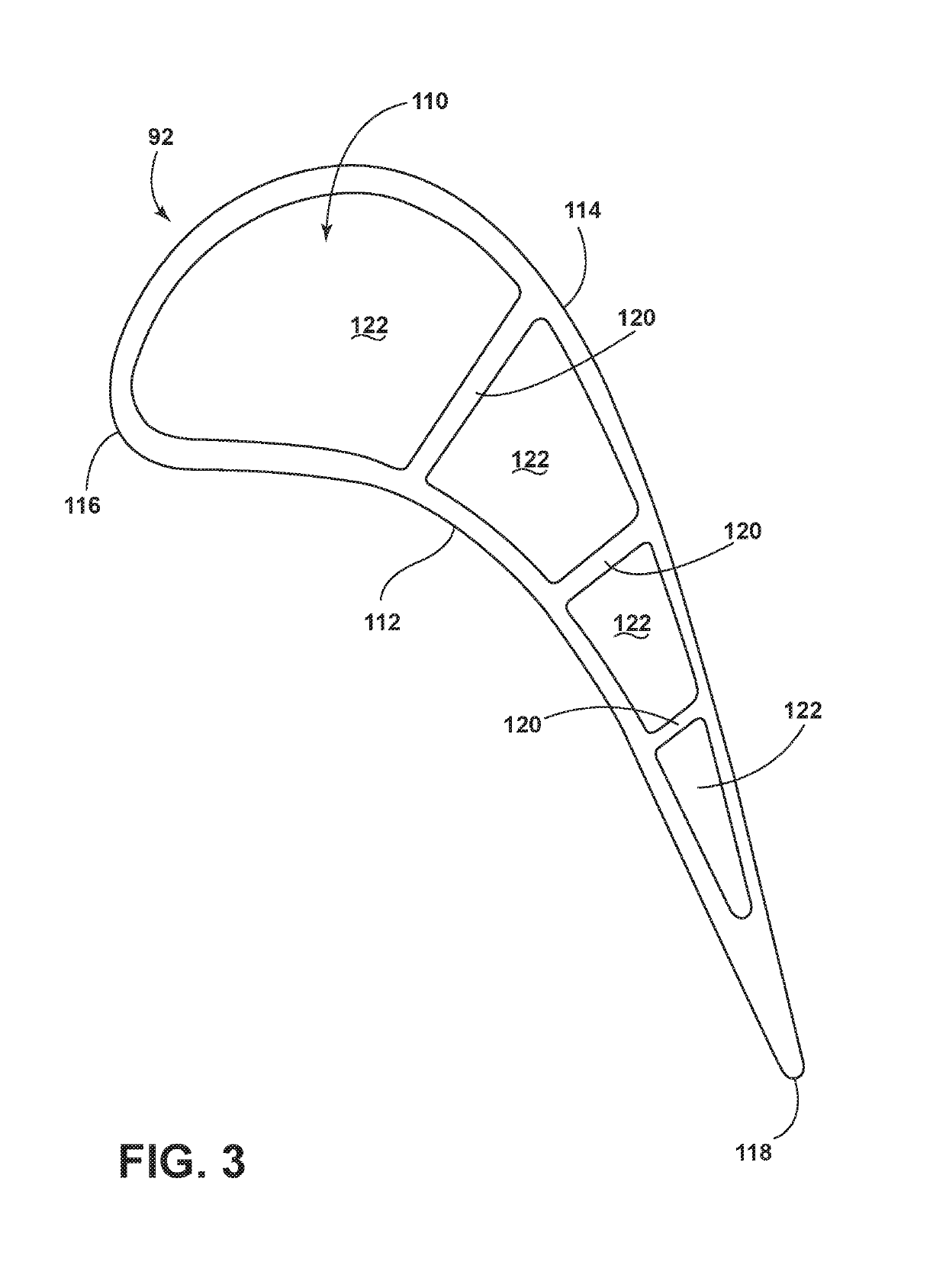 Airfoil for a gas turbine engine