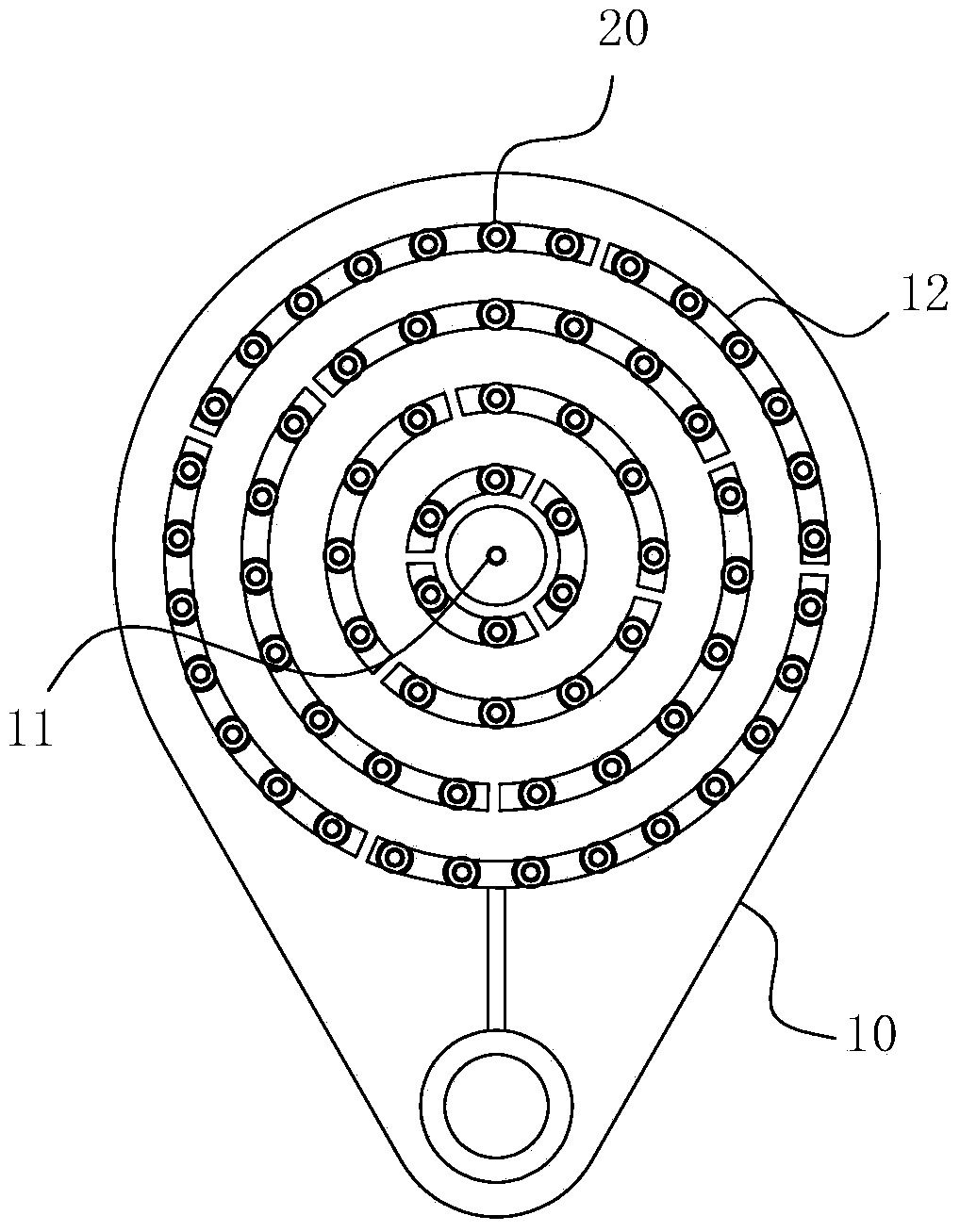 Free-combination type multi-functional wire distributing plate