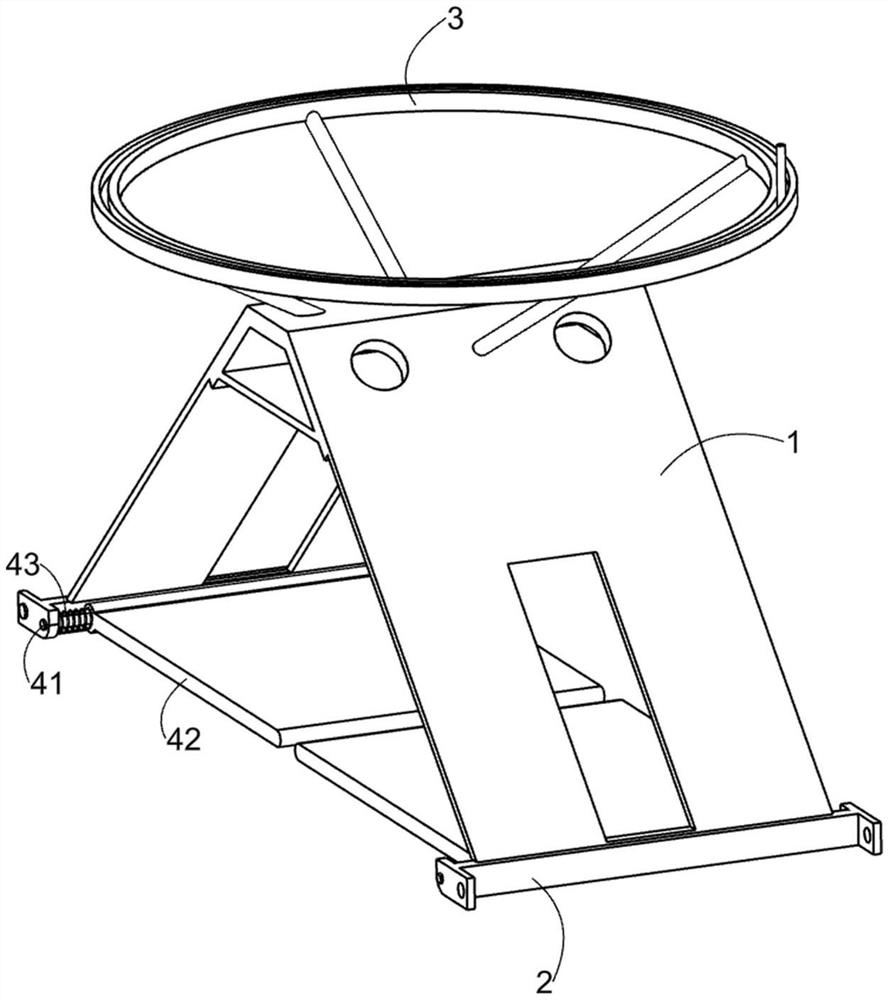 Solar water heater mounting rack capable of adjusting light focusing angle