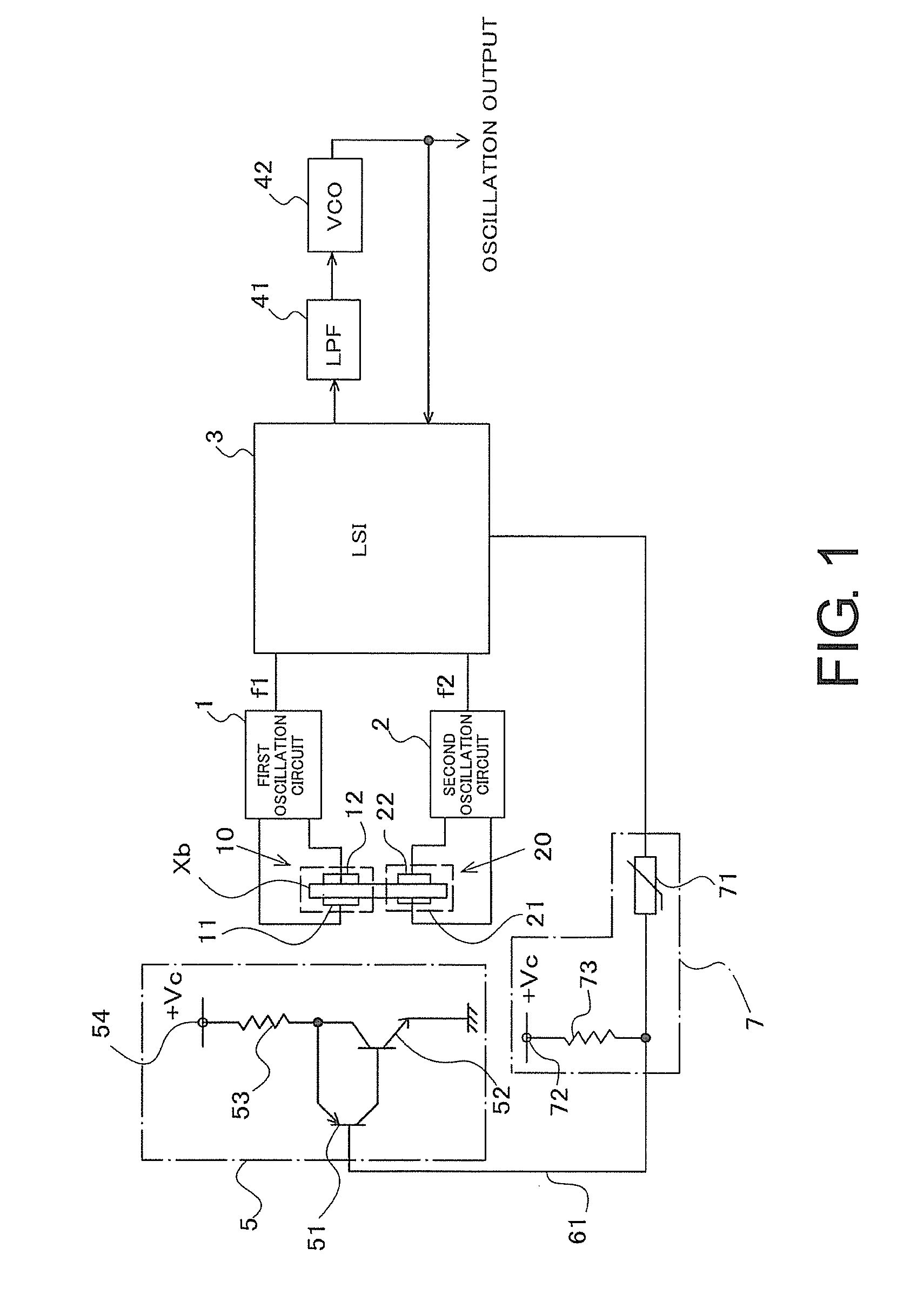 Heater device and oscillation apparatus
