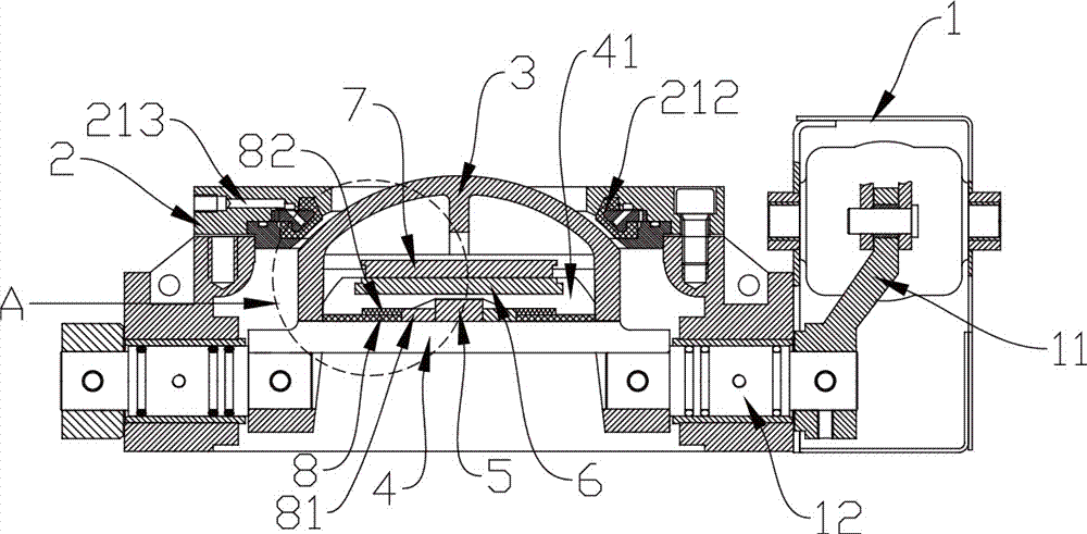 Dome valve for pneumatic conveying system and dome valve automatic control system