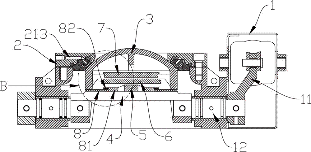 Dome valve for pneumatic conveying system and dome valve automatic control system