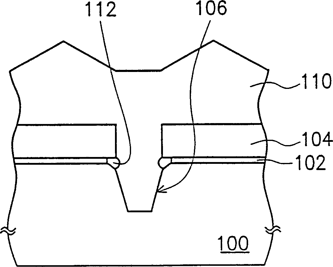 Process for preparing shallow-channel isolating structure