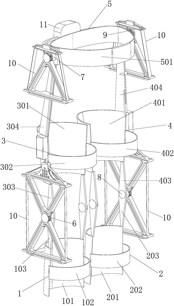 Human body joint movement auxiliary device and human body movement power assisting device