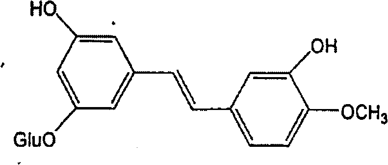 Preparation method of rhapontin