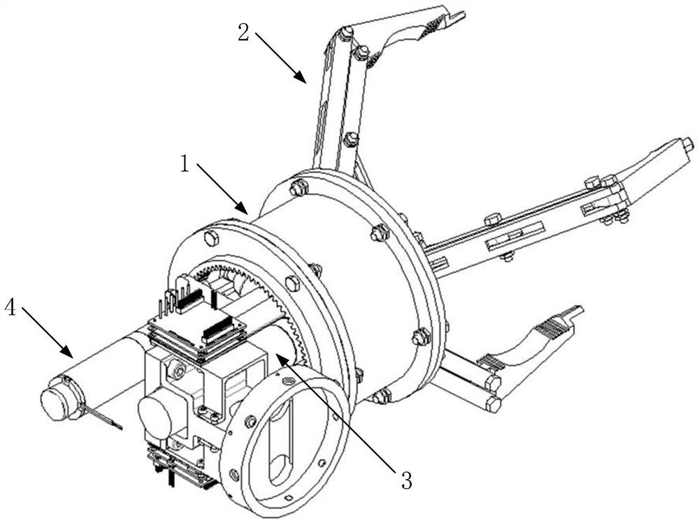 A continuous rotating multifunctional three-finger mechanical gripper