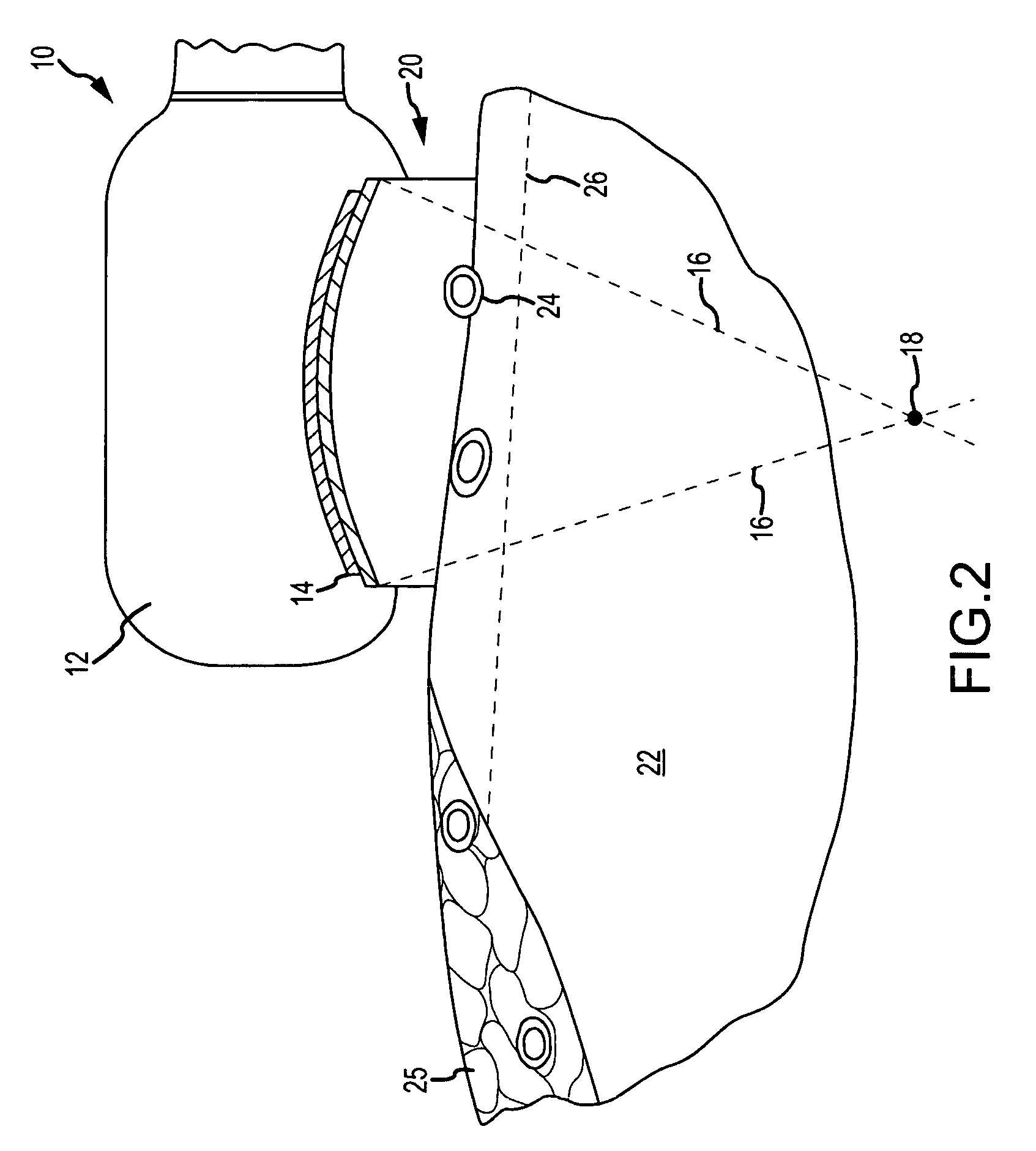 Apparatus and method for tissue ablation with near-field cooling