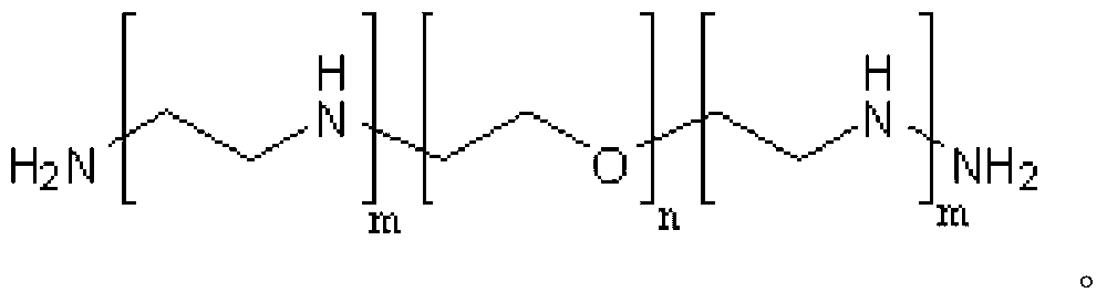 Triblock copolymer polyethyleneimine (PEI)-polyethylene glycol (PEG)-PEI