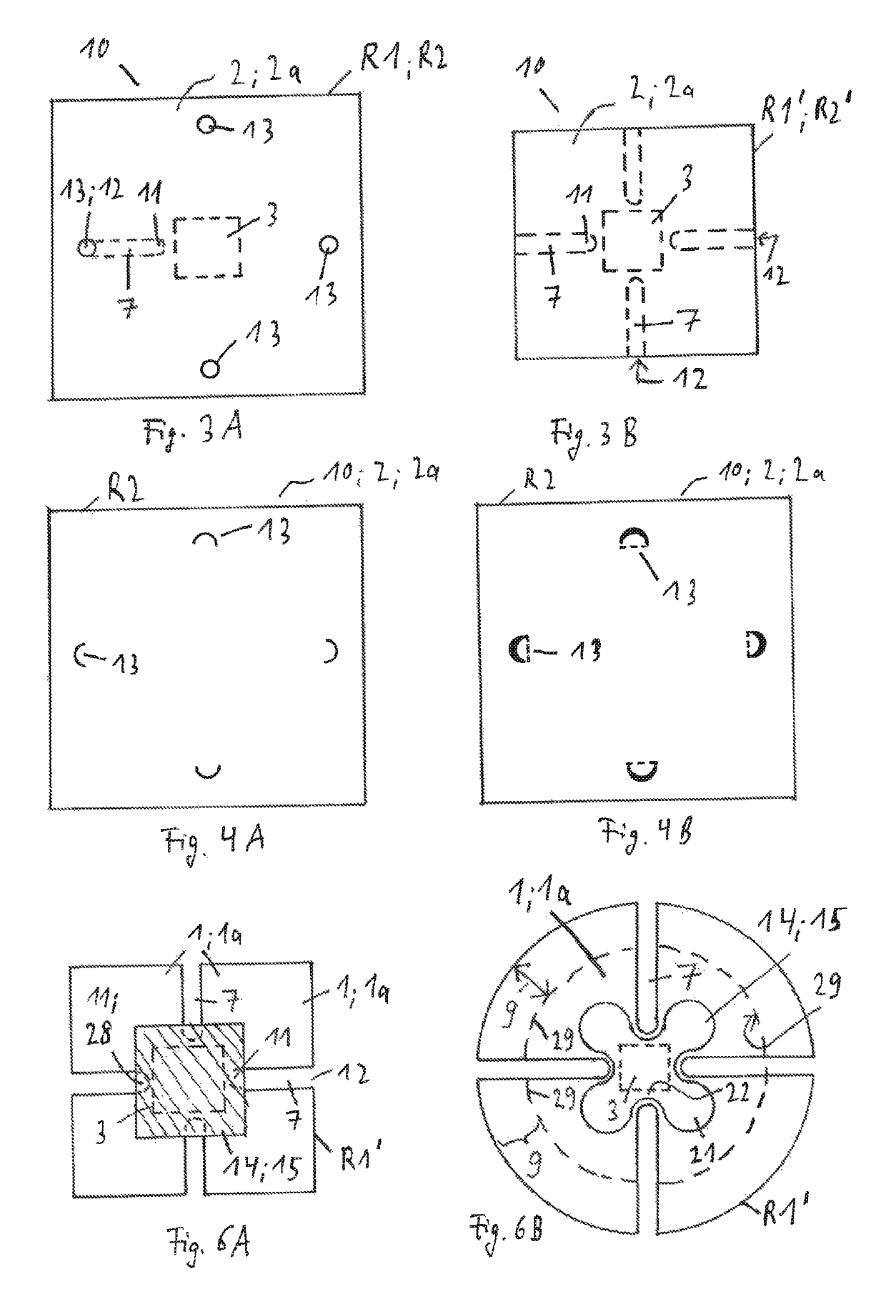Pressure compensation label for sticking to a surface, and method