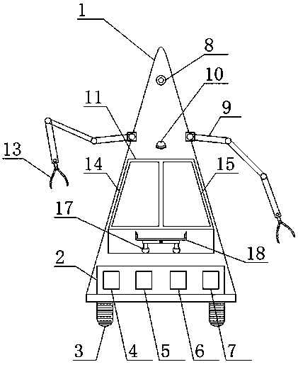 Environment-friendly intelligent traffic equipment and working method thereof