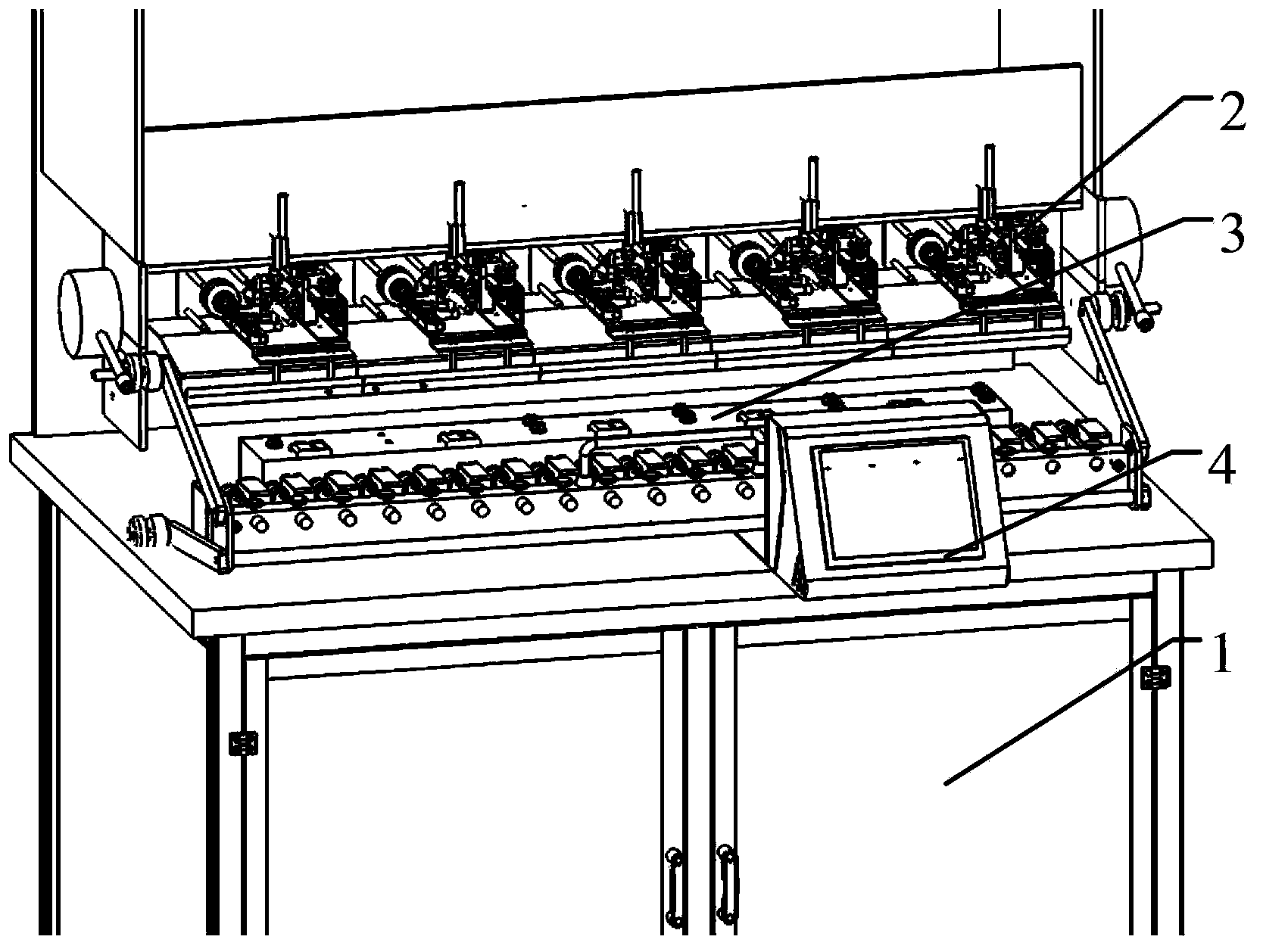 Cigarette and filter stick thermal-collapse detection device for multi-channel linear smoking machine