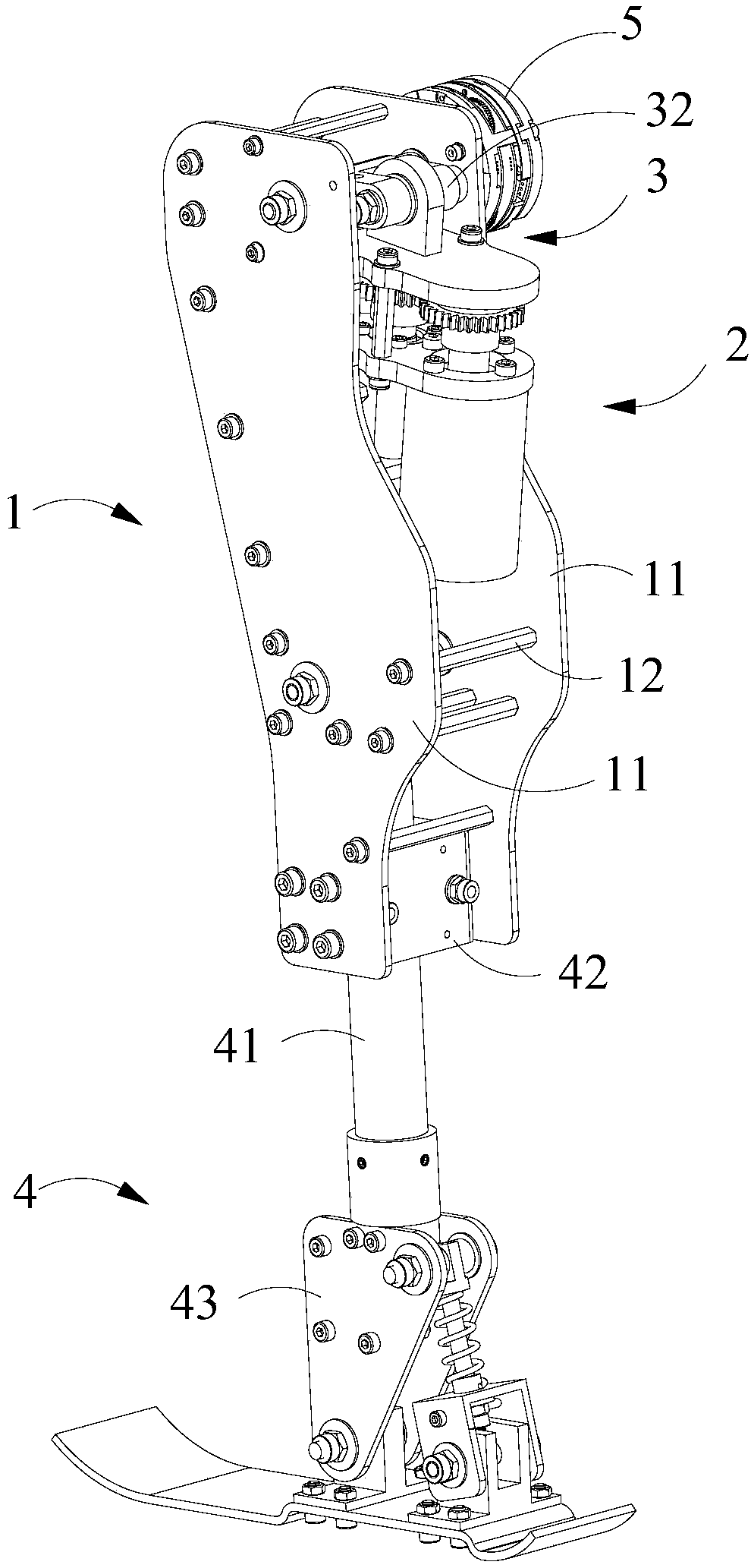 Knee joint prosthesis and control method thereof