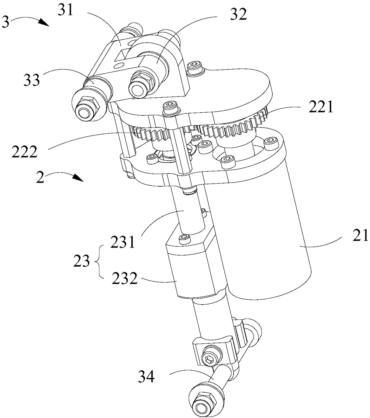 Knee joint prosthesis and control method thereof