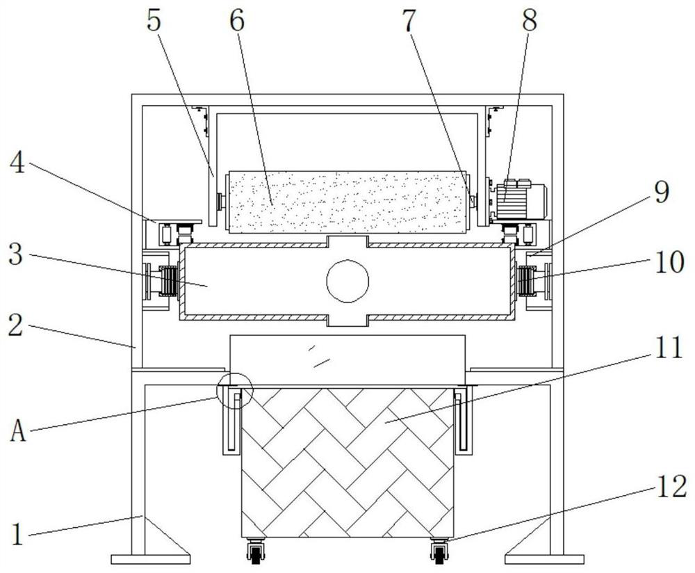 Disassembling and assembling method for rounding machining assembly