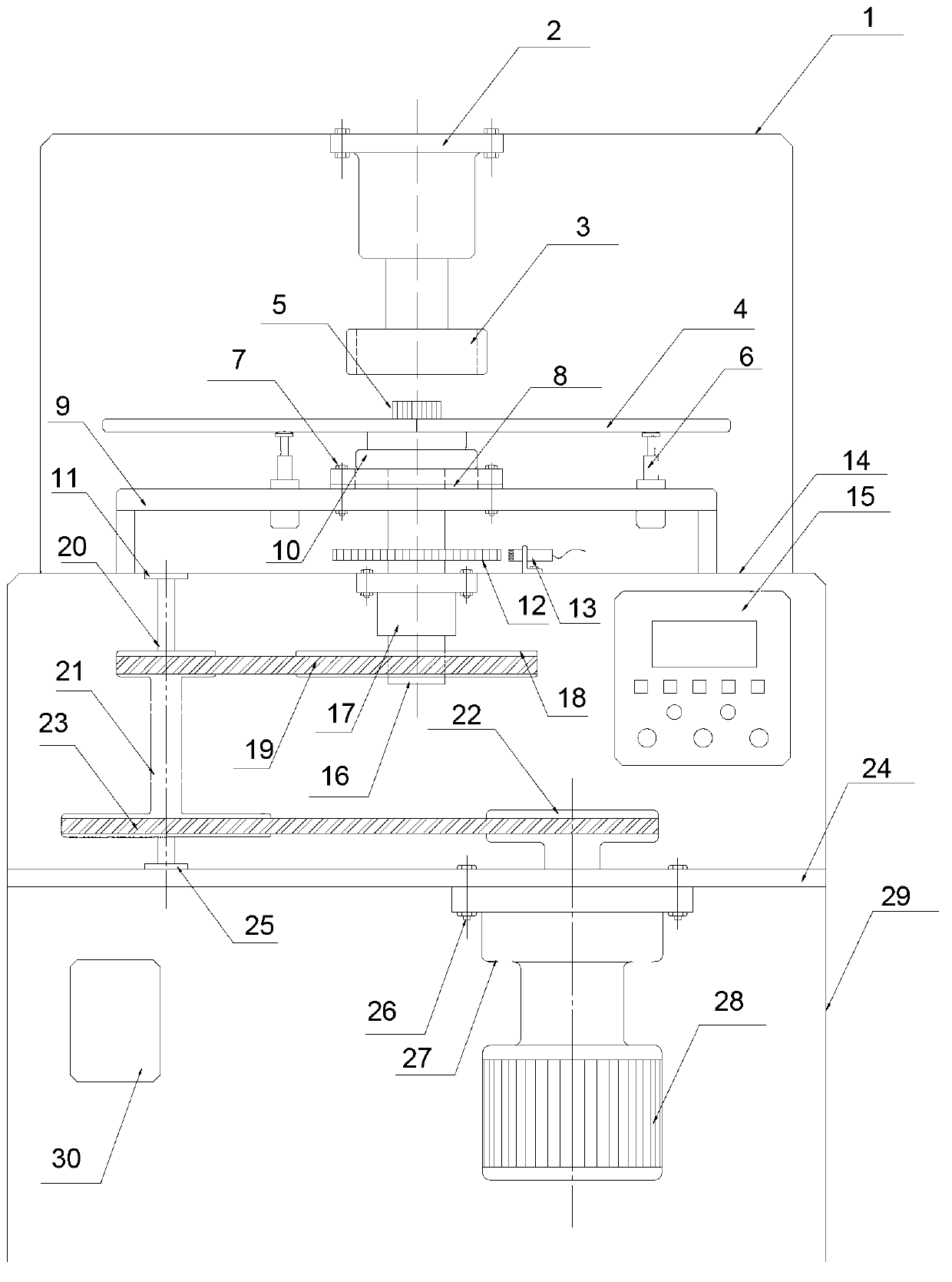 Clutch friction plate flatness testing equipment and using method thereof