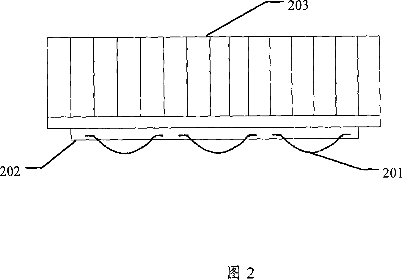 Optical module heat radiation device and radiator and communication device