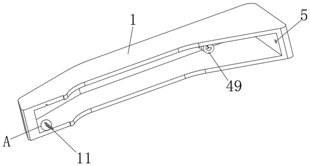 Skin anastomat with safety mechanism