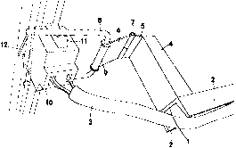 Fixing line device special for wall material moving equipment