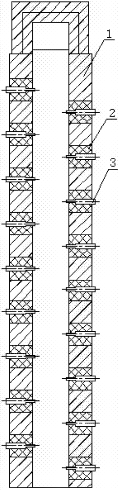 Kiln roasting method by glass fiber tank kiln channel