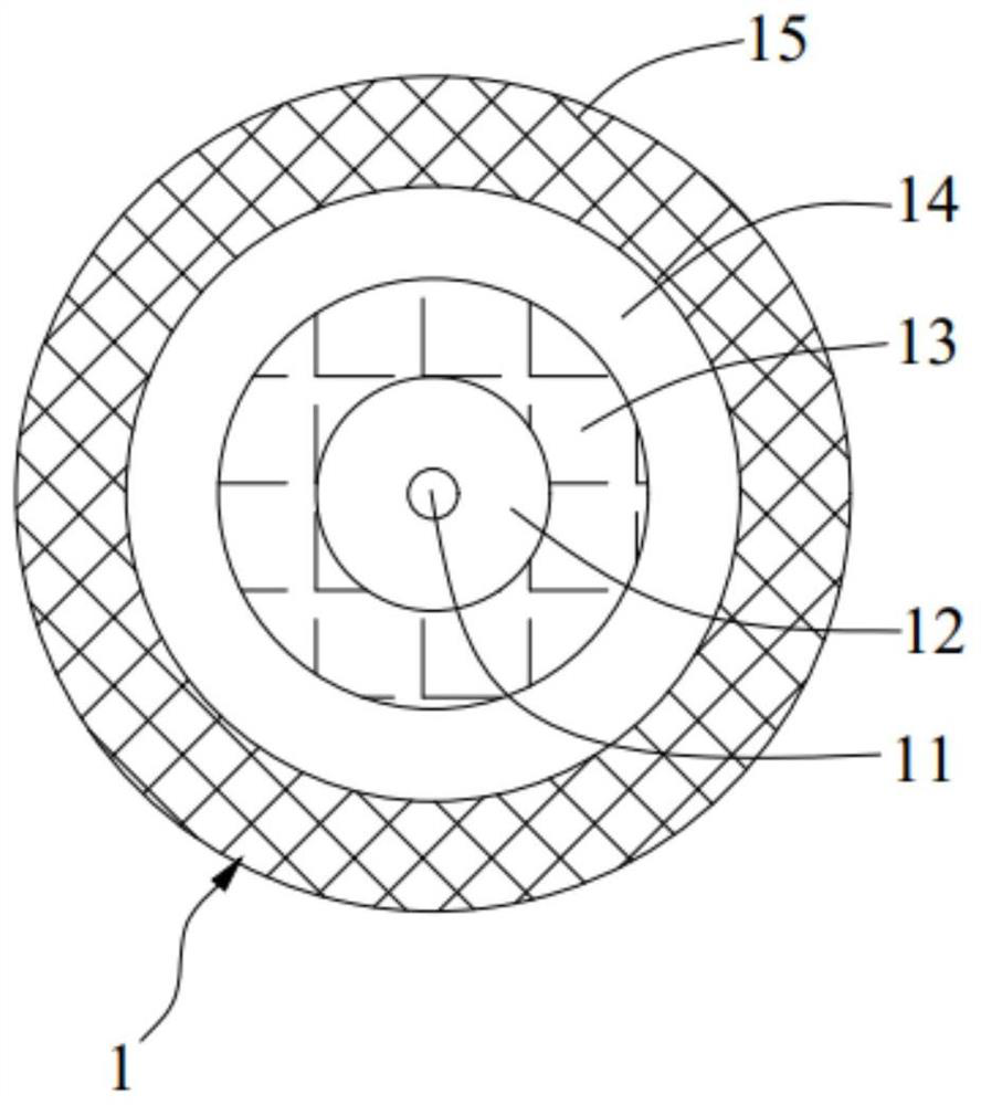 Double-sheath sensing optical cable