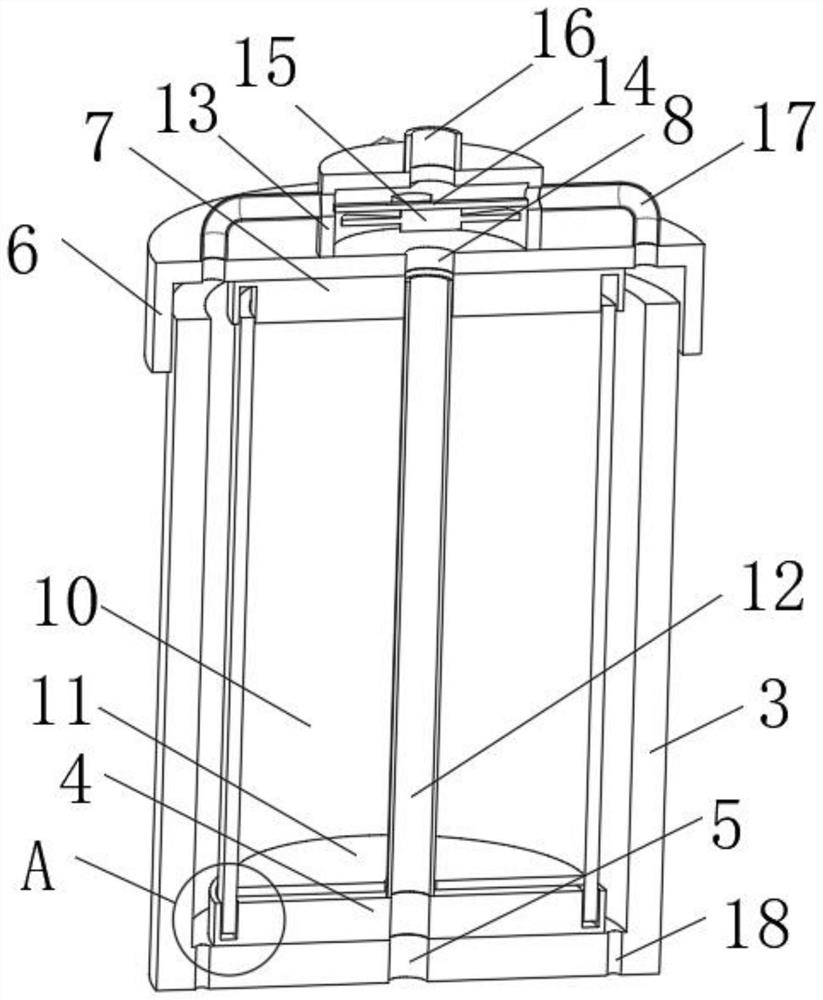 Drying cylinder of sizing machine for spinning