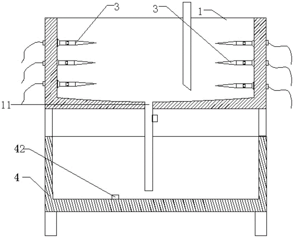 High-efficiency aluminum alloy profile oxidation device and aluminum alloy profile grinding process