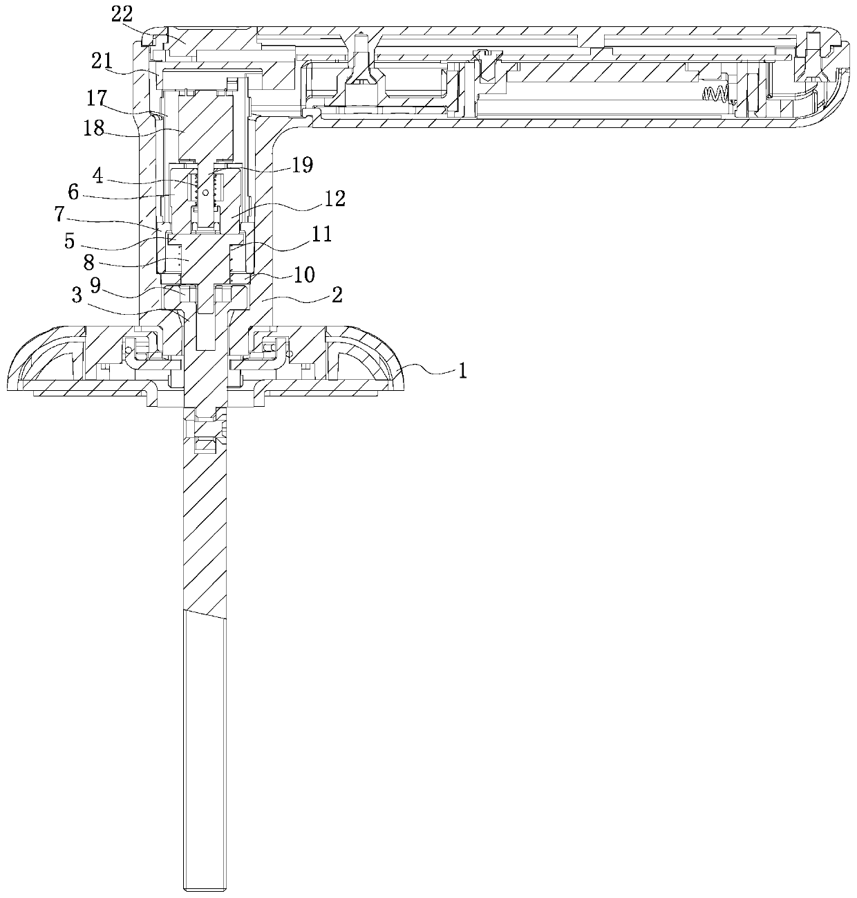 Clutch device of fingerprint lock