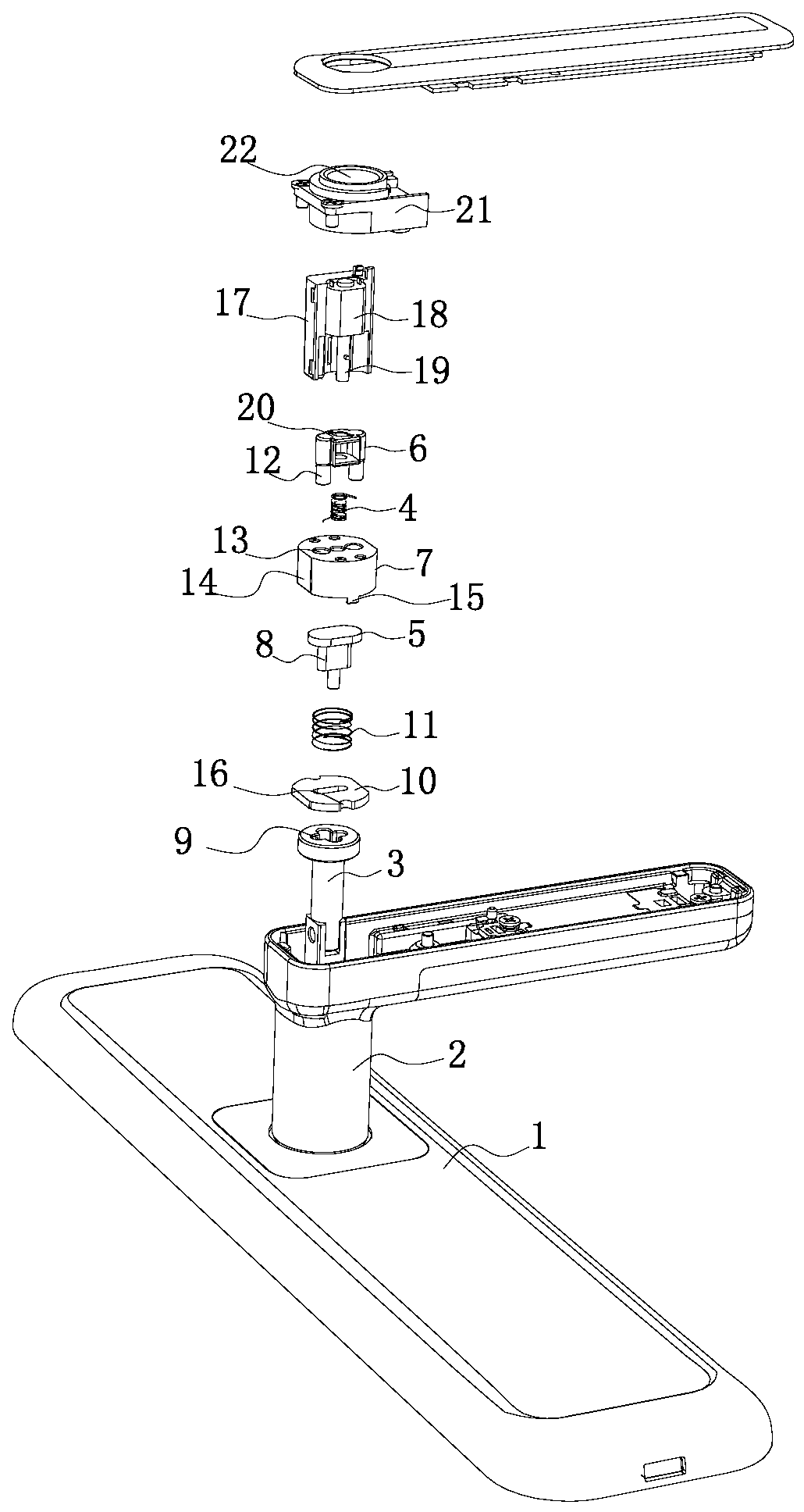 Clutch device of fingerprint lock